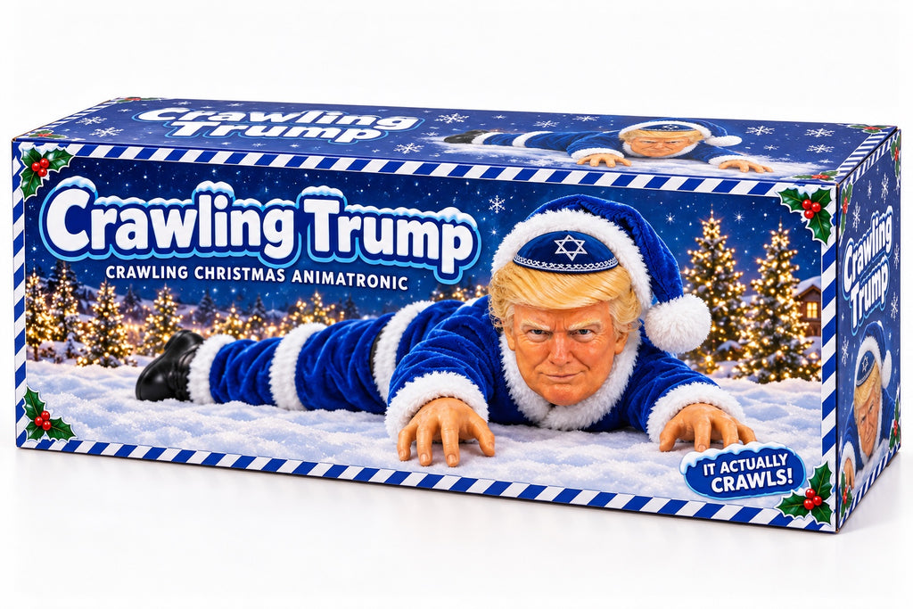 Crawling Trump packaging concept