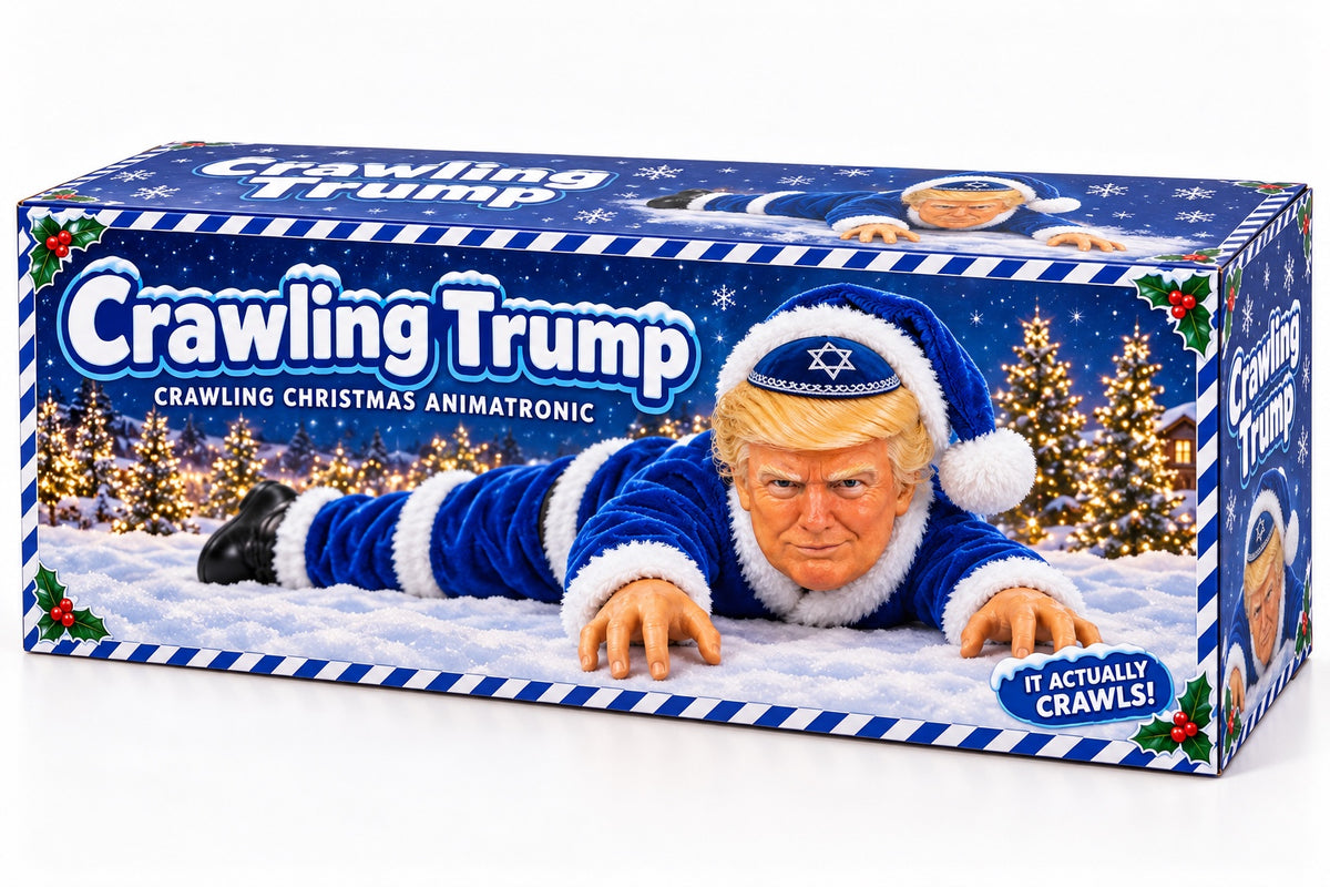 Crawling Trump packaging concept